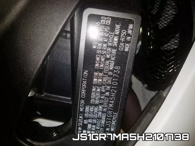 JS1GR7MA5H2101738 фото 2
