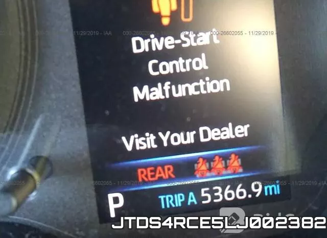 JTDS4RCE5LJ002382 фото 8