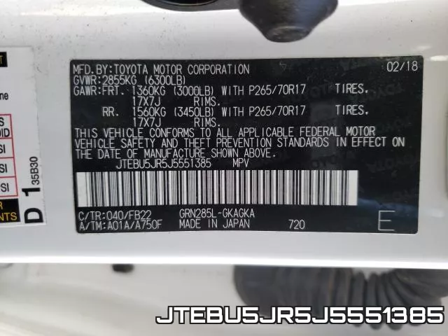 JTEBU5JR5J5551385 фото 2