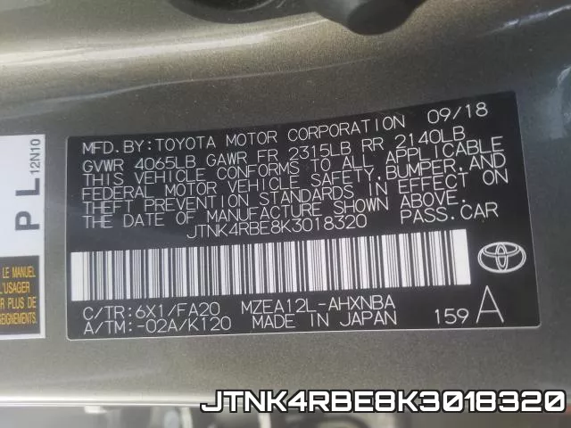 JTNK4RBE8K3018320 фото 2