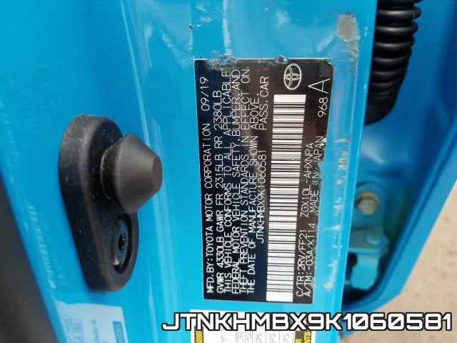 JTNKHMBX9K1060581 фото 2