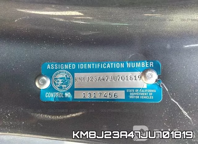 KM8J23A47JU701819 фото 10