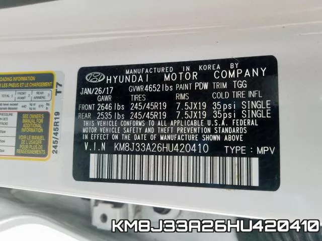 KM8J33A26HU420410 фото 2