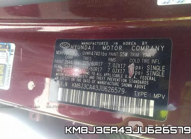 KM8J3CA43JU626579 фото 10