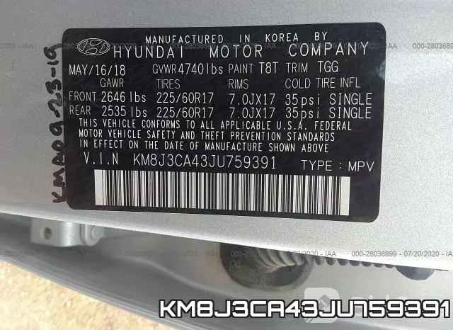 KM8J3CA43JU759391 фото 10