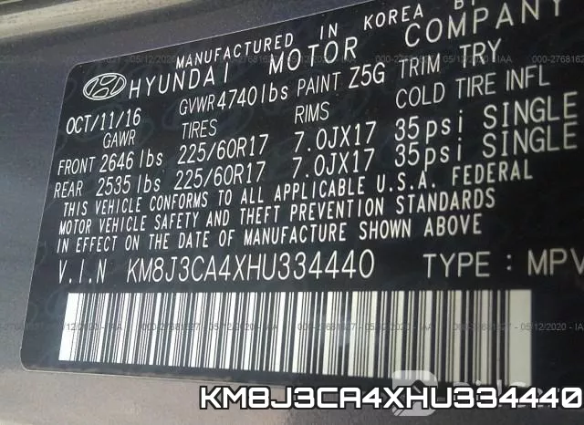 KM8J3CA4XHU334440 фото 10