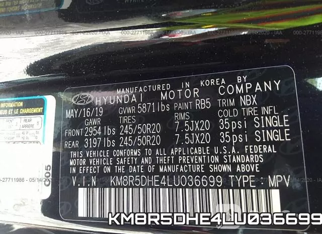KM8R5DHE4LU036699 фото 10