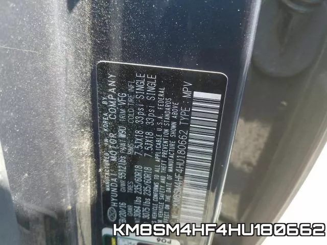 KM8SM4HF4HU180662 фото 2