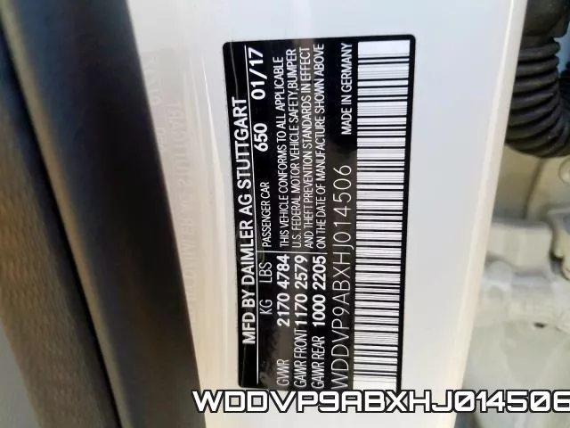 WDDVP9ABXHJ014506 фото 2