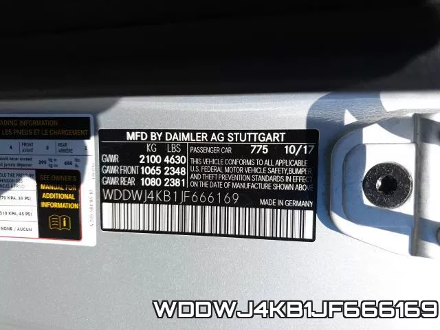 WDDWJ4KB1JF666169 фото 2