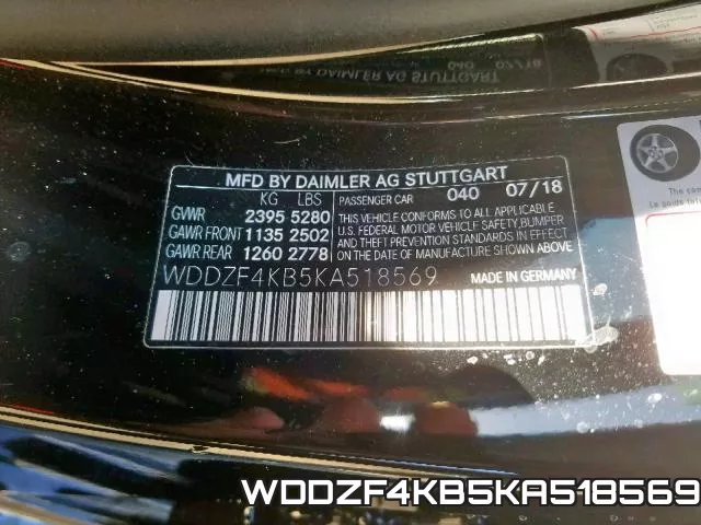 WDDZF4KB5KA518569 фото 2