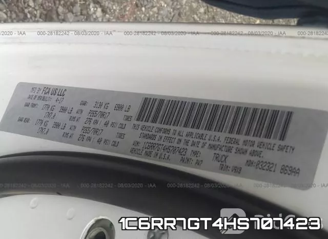 1C6RR7GT4HS707423 фото 10