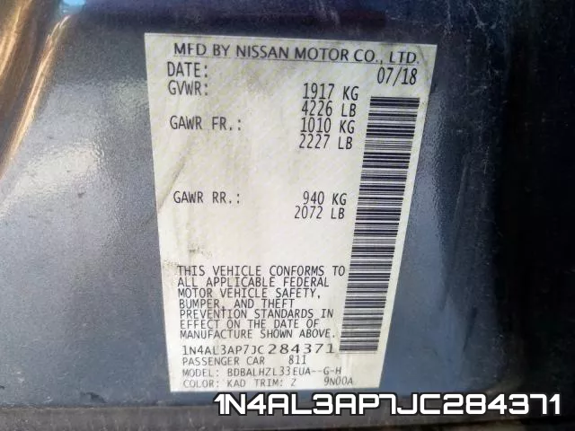 1N4AL3AP7JC284371 фото 2