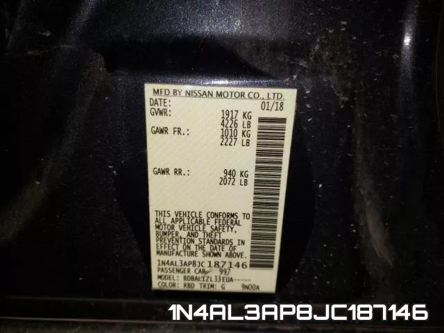 1N4AL3AP8JC187146 фото 2