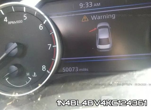 1N4BL4BV4KC124361 фото 8
