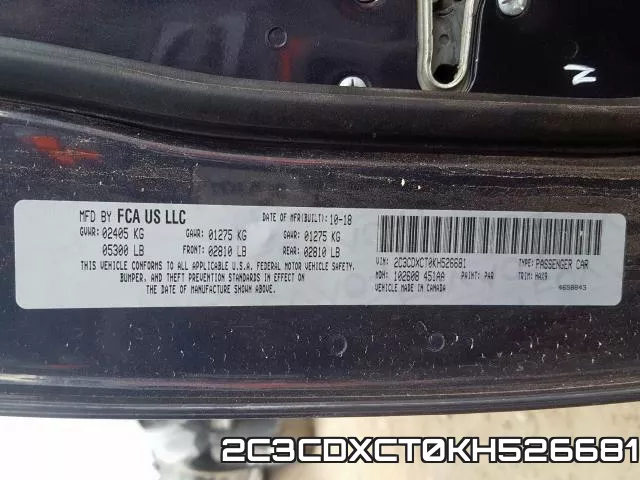 2C3CDXCT0KH526681 фото 2