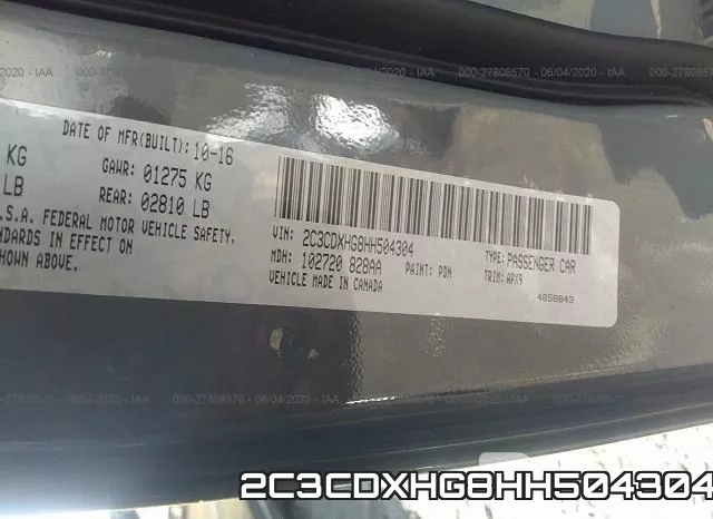 2C3CDXHG8HH504304 фото 10