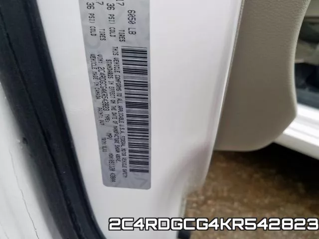 2C4RDGCG4KR542823 фото 2