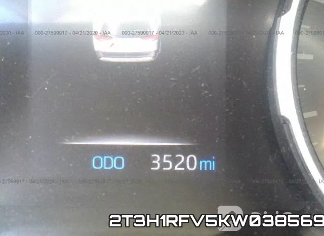 2T3H1RFV5KW038569 фото 8
