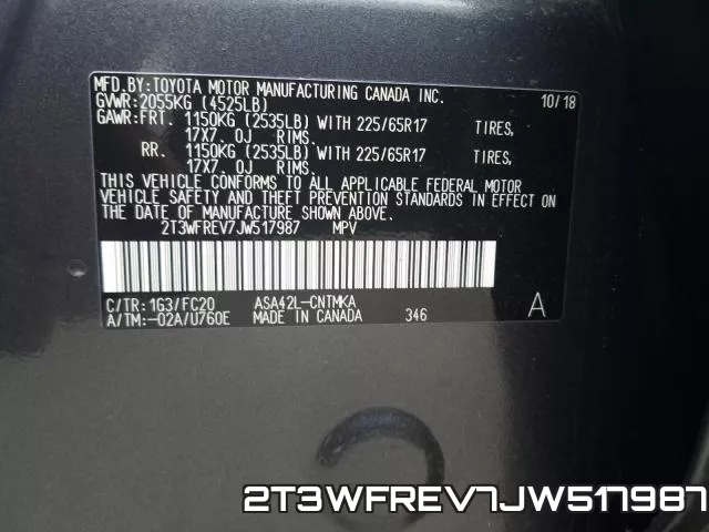 2T3WFREV7JW517987 фото 2