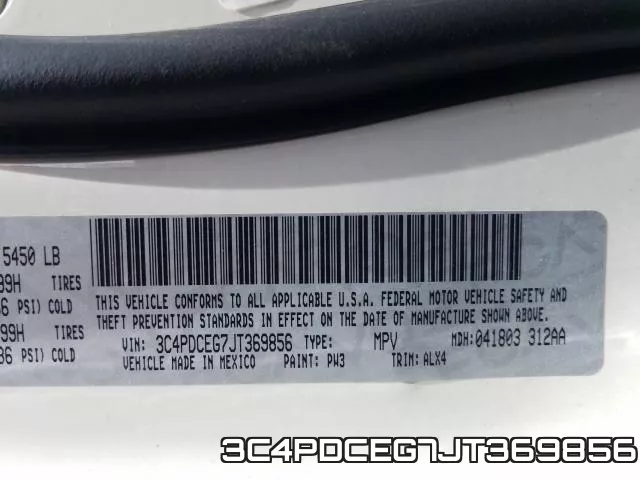 3C4PDCEG7JT369856 фото 2