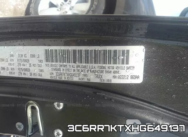 3C6RR7KTXHG649137 фото 10