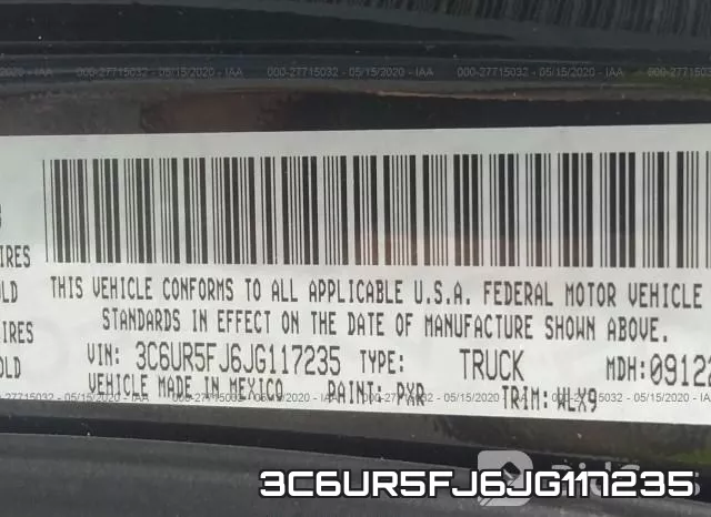 3C6UR5FJ6JG117235 фото 10