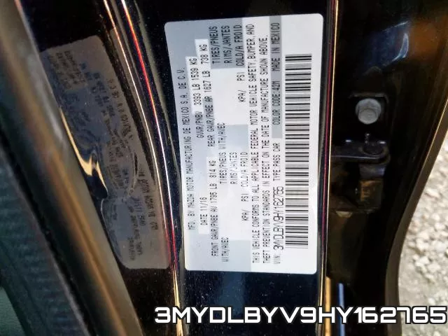 3MYDLBYV9HY162765 фото 2