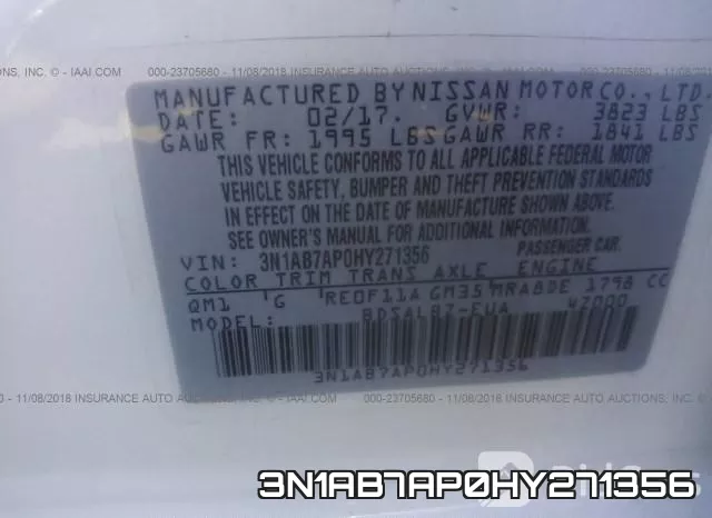 3N1AB7AP0HY271356 фото 10