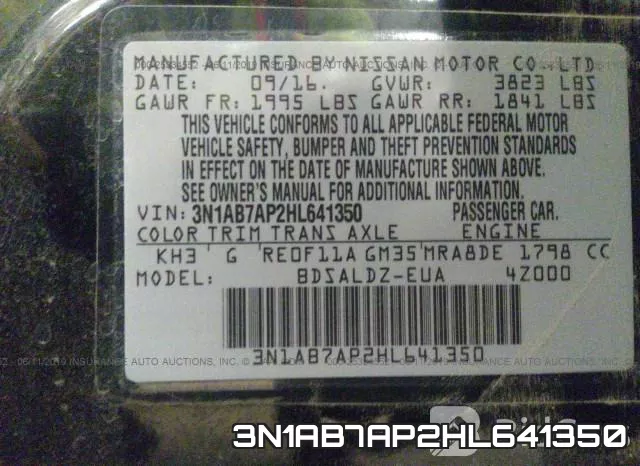 3N1AB7AP2HL641350 фото 9