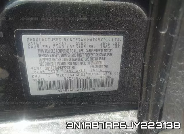3N1AB7AP6JY223138 фото 10