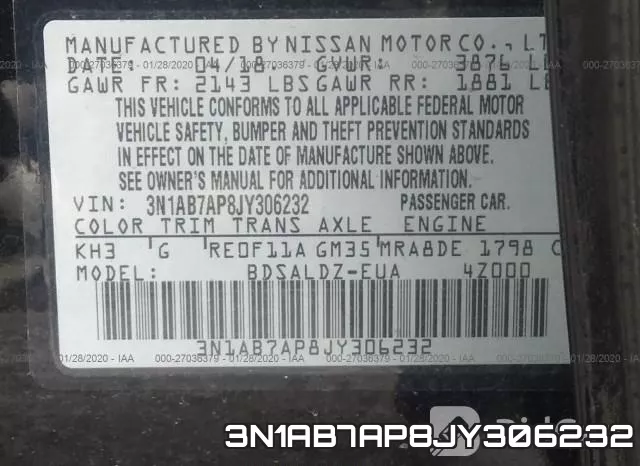 3N1AB7AP8JY306232 фото 10