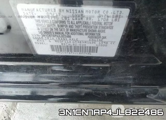 3N1CN7AP4JL822486 фото 10