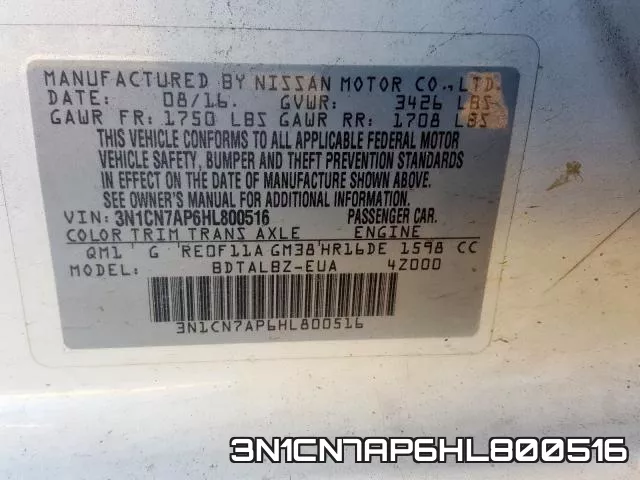 3N1CN7AP6HL800516 фото 2