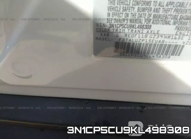 3N1CP5CU9KL498308 фото 10
