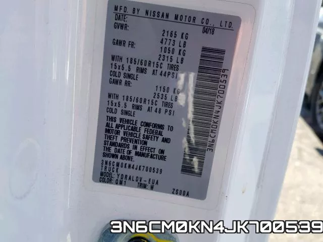 3N6CM0KN4JK700539 фото 2