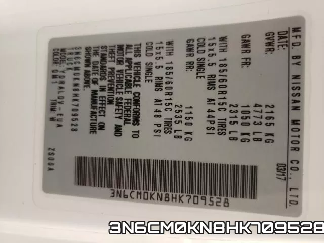 3N6CM0KN8HK709528 фото 2