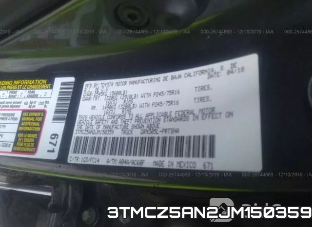 3TMCZ5AN2JM150359 фото 10