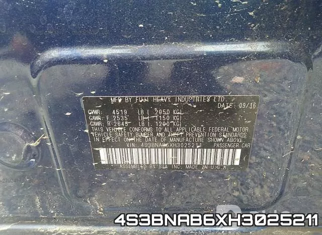 4S3BNAB6XH3025211 фото 10