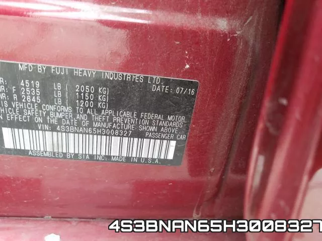 4S3BNAN65H3008327 фото 2