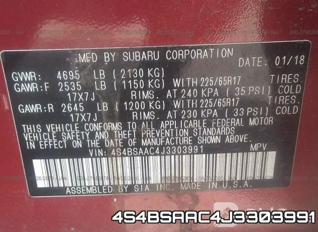 4S4BSAAC4J3303991 фото 10