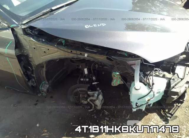 4T1B11HK8KU717478 фото 7