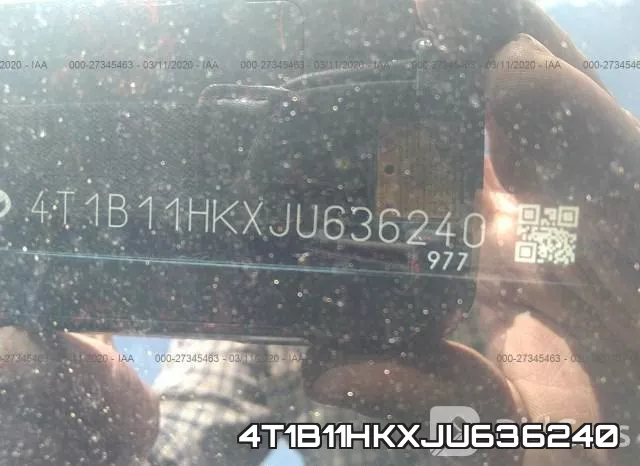4T1B11HKXJU636240 фото 10