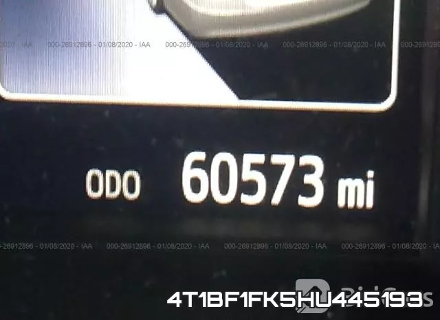 4T1BF1FK5HU445193 фото 8