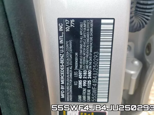 55SWF4JB4JU250293 фото 2