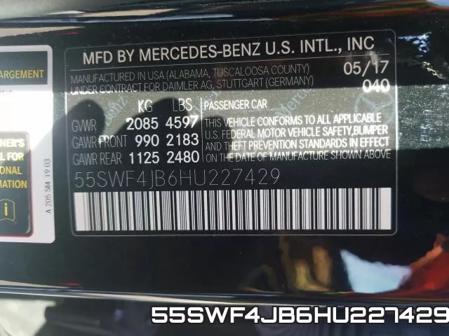 55SWF4JB6HU227429 фото 2