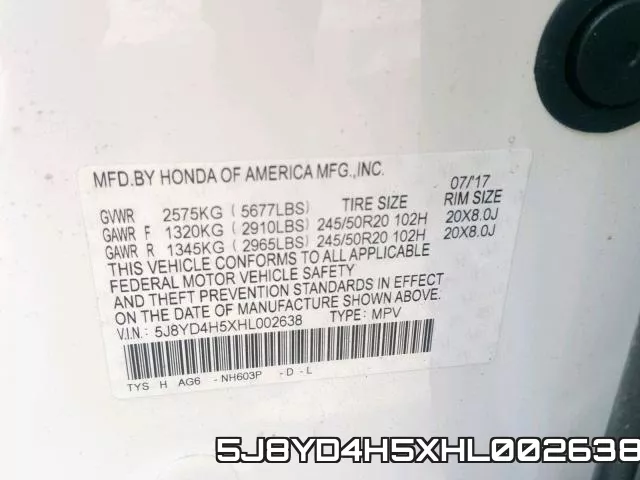 5J8YD4H5XHL002638 фото 2