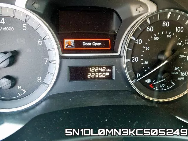 5N1DL0MN3KC505249 фото 9