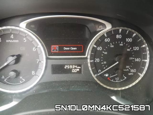 5N1DL0MN4KC521587 фото 9