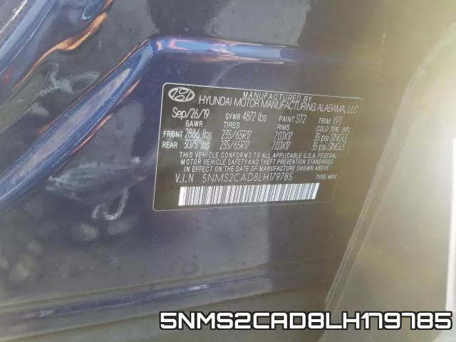 5NMS2CAD8LH179785 фото 2